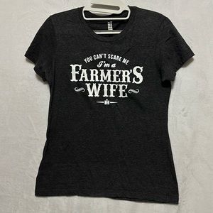 Women’s Gray Short Sleeve Shirt Size Medium